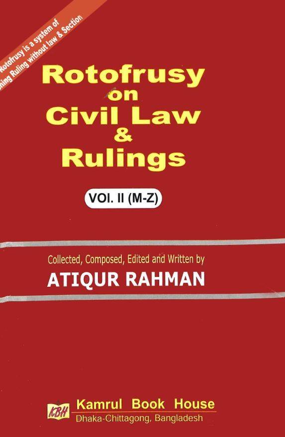 Rotofrusy on Civil Law & Rulings. Vol. II (M-Z)